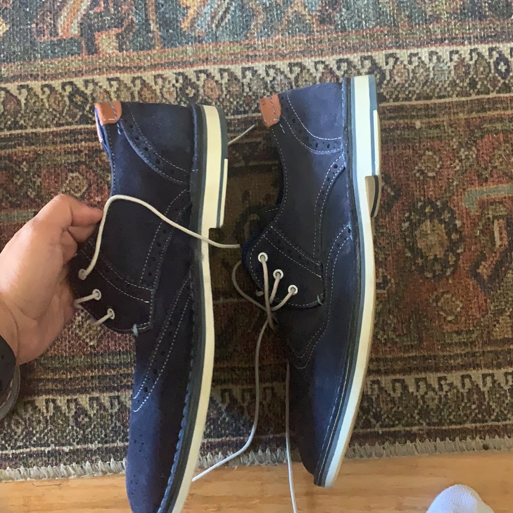 Ted Baker Oxfords Navy EGUC - Picture 2 of 5